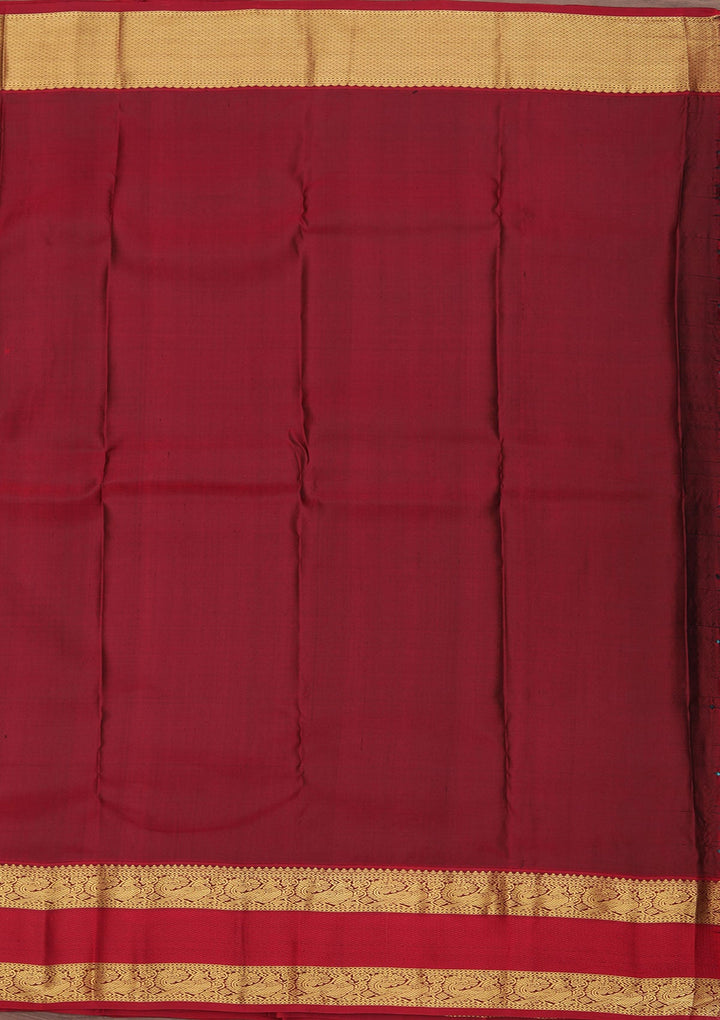 Sky Blue Zariwork Pure Silk Saree