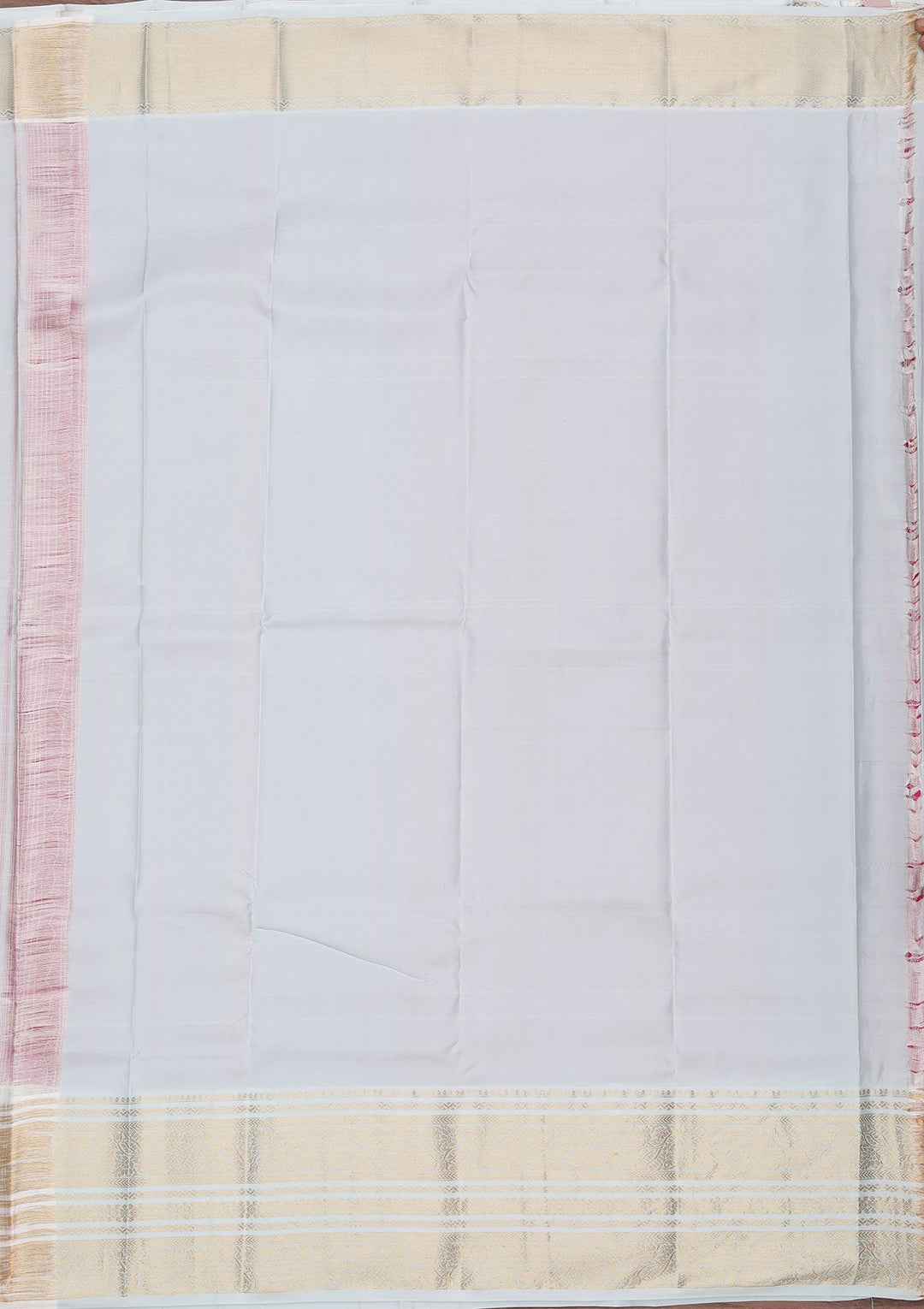 Magenta Pink Zariwork Pure Silk Saree