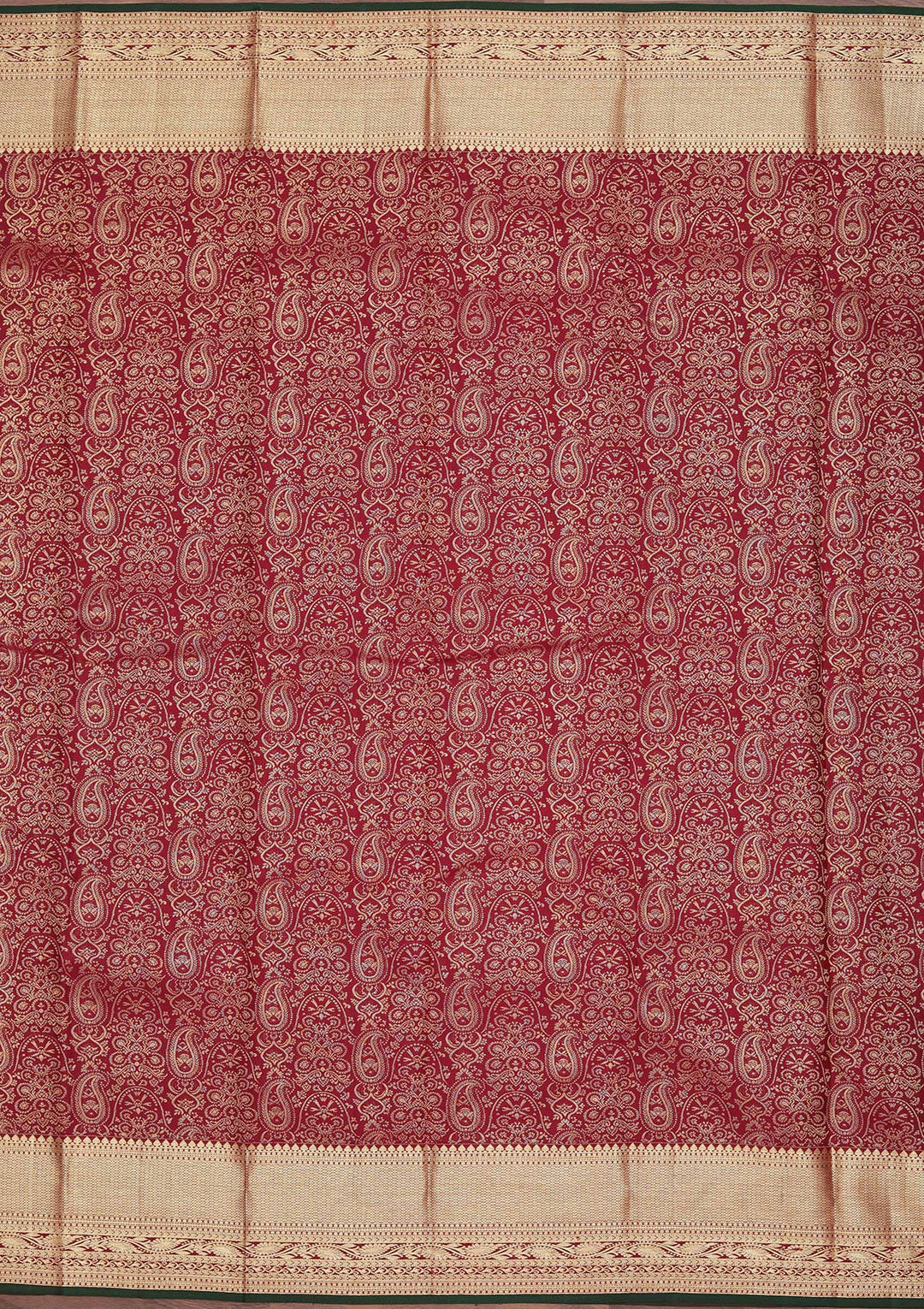 Brown Zariwork Pure Silk Saree