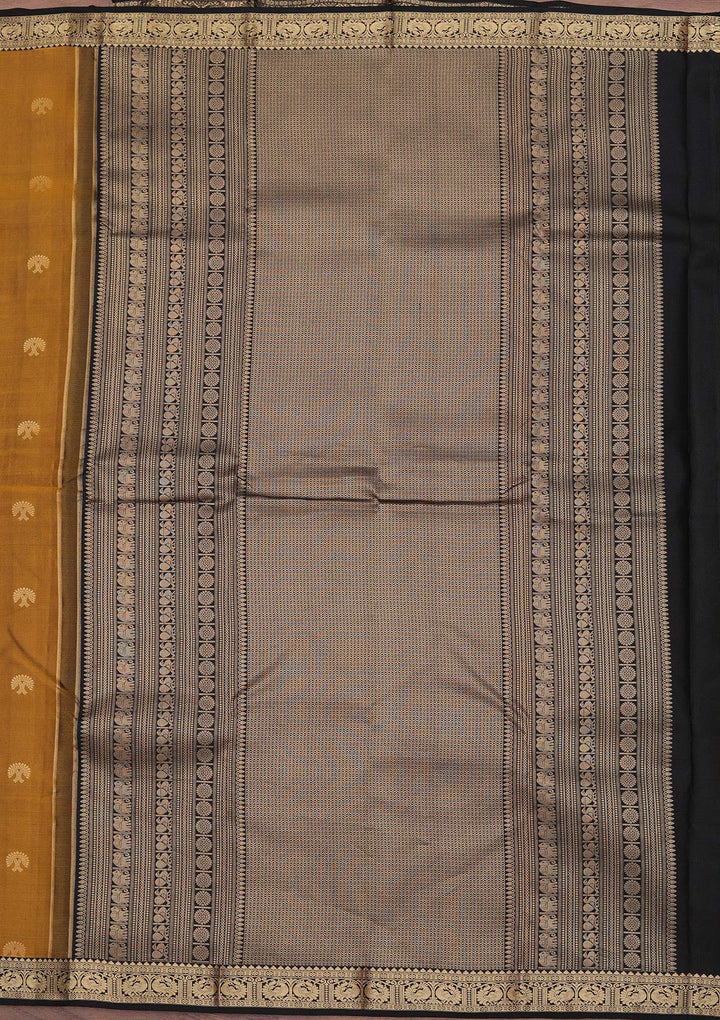 Mehendi Zariwork Pure Silk Saree