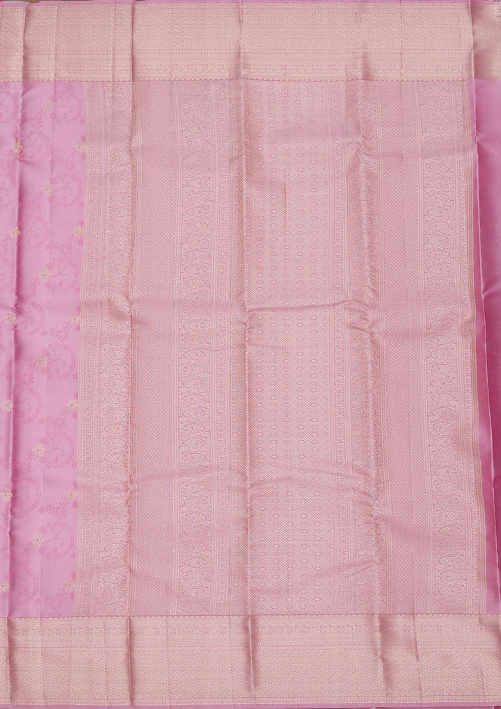 Lavender Zariwork Pure Silk Saree