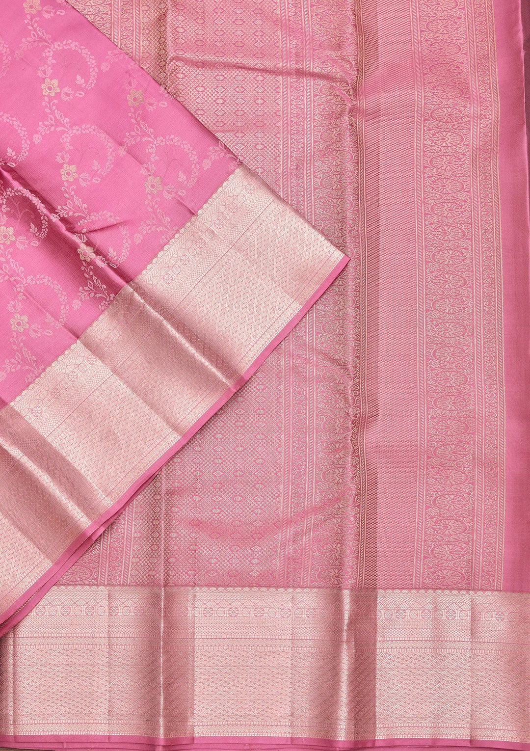 Light Lavender Zariwork Pure Silk Saree