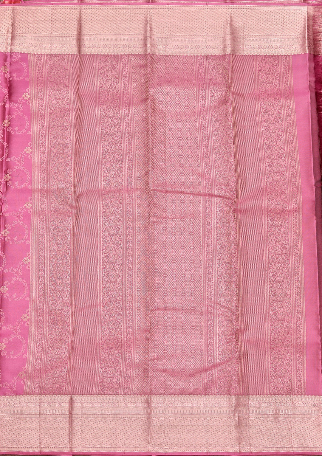 Light Lavender Zariwork Pure Silk Saree