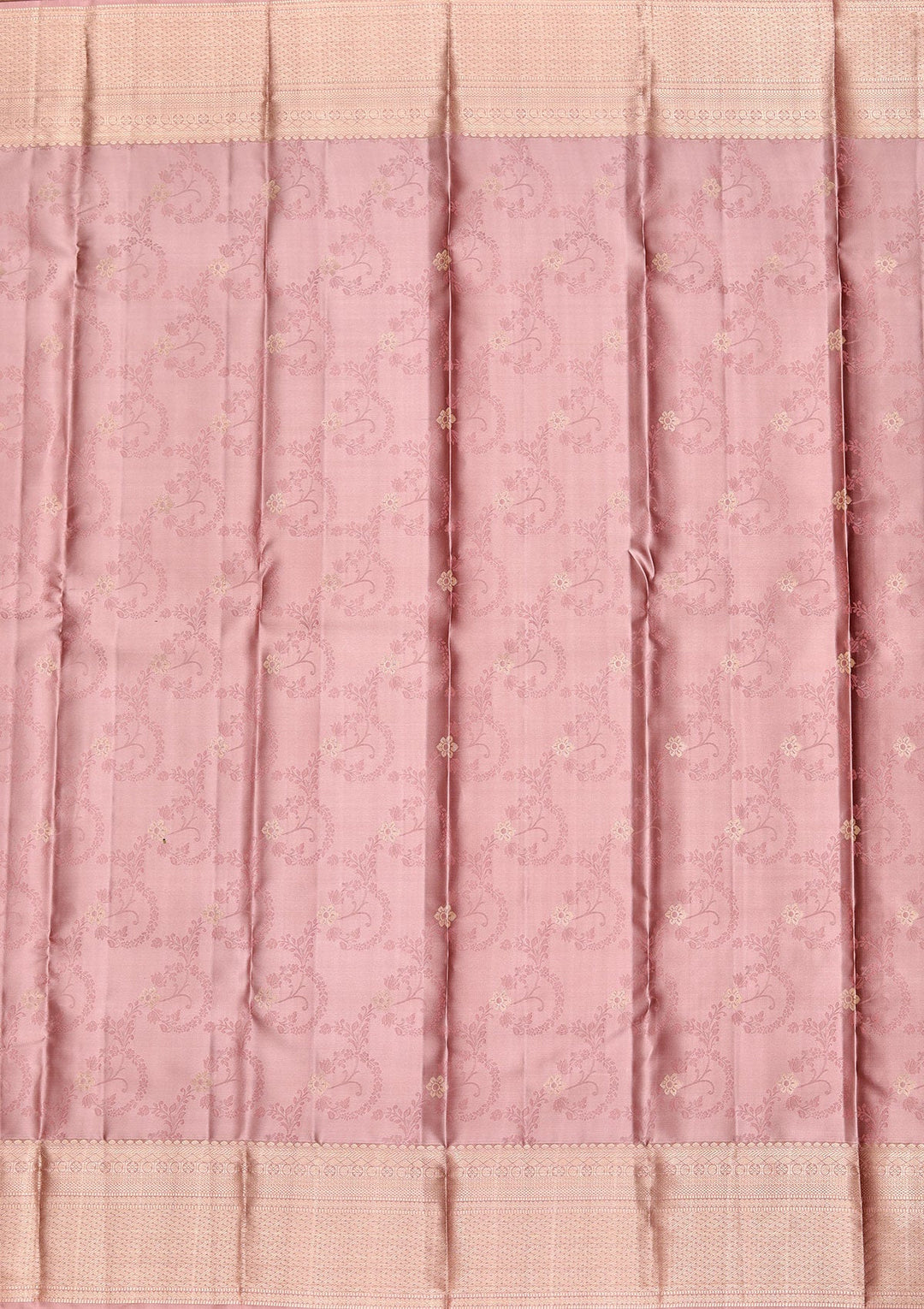 Mauve Zariwork Pure Silk Saree