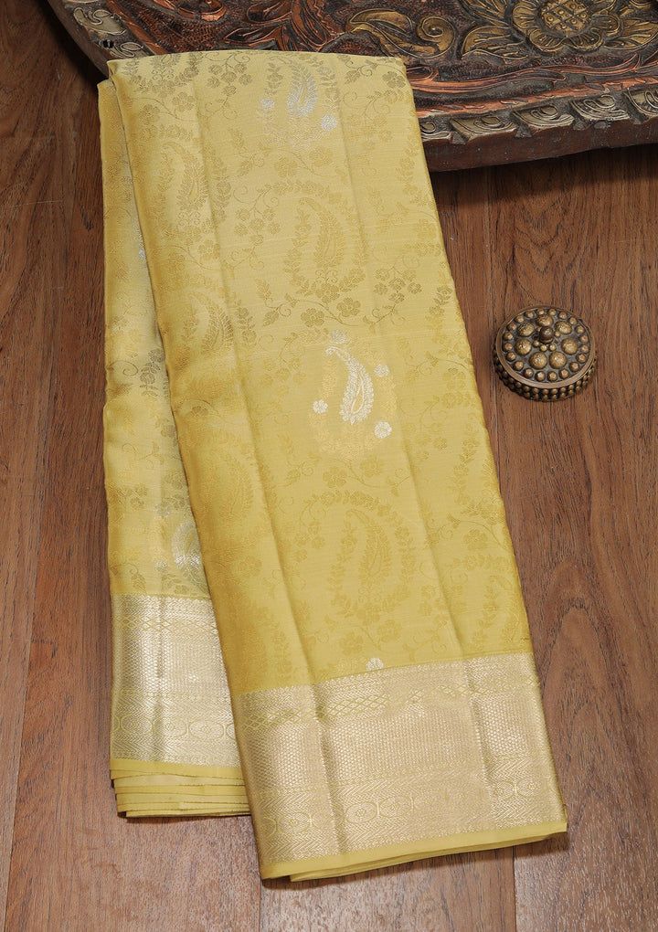 Gold Zariwork Pure Silk Saree
