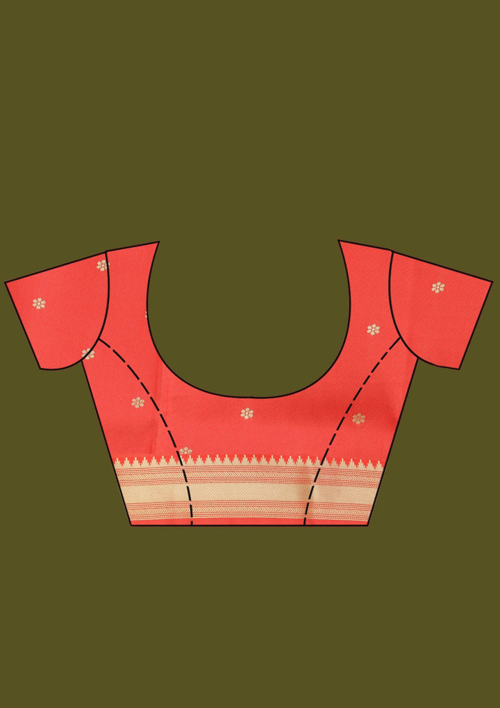 Off White Zariwork (Gold) Silk Silk Saree