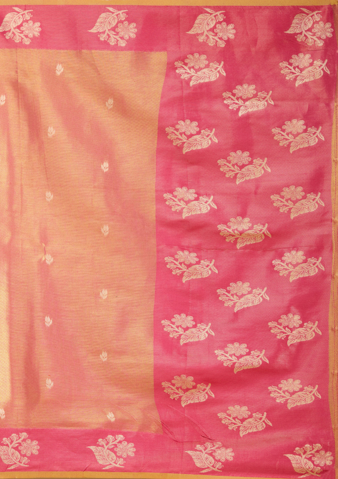 Onion Pink Zariwork (Gold) Silk Saree