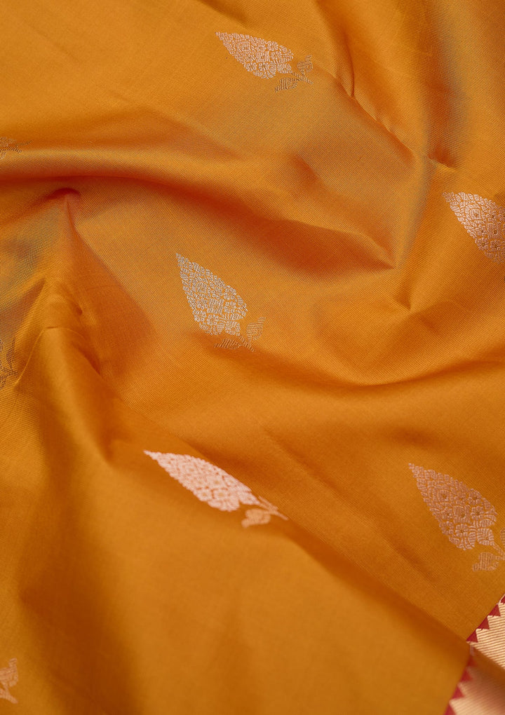 Mustard Zariwork (Gold) Pure Silk Silk_Saree