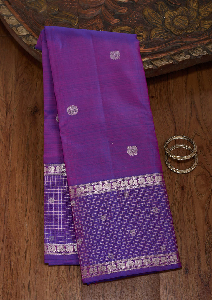 Royal Blue Zariwork (Gold) Pure Silk Silk_Saree