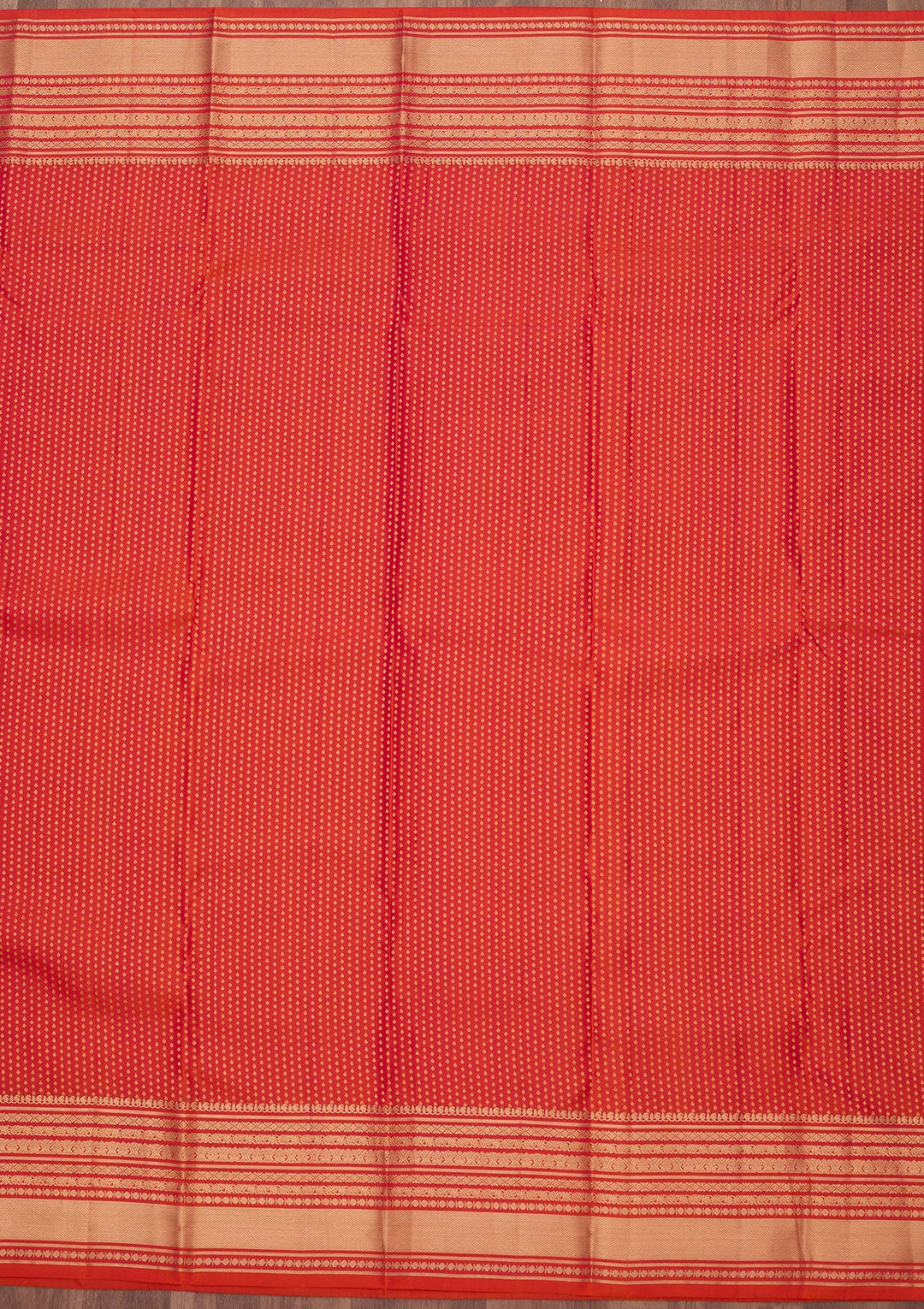 Orange Zariwork (Gold) Pure Silk Silk_Saree