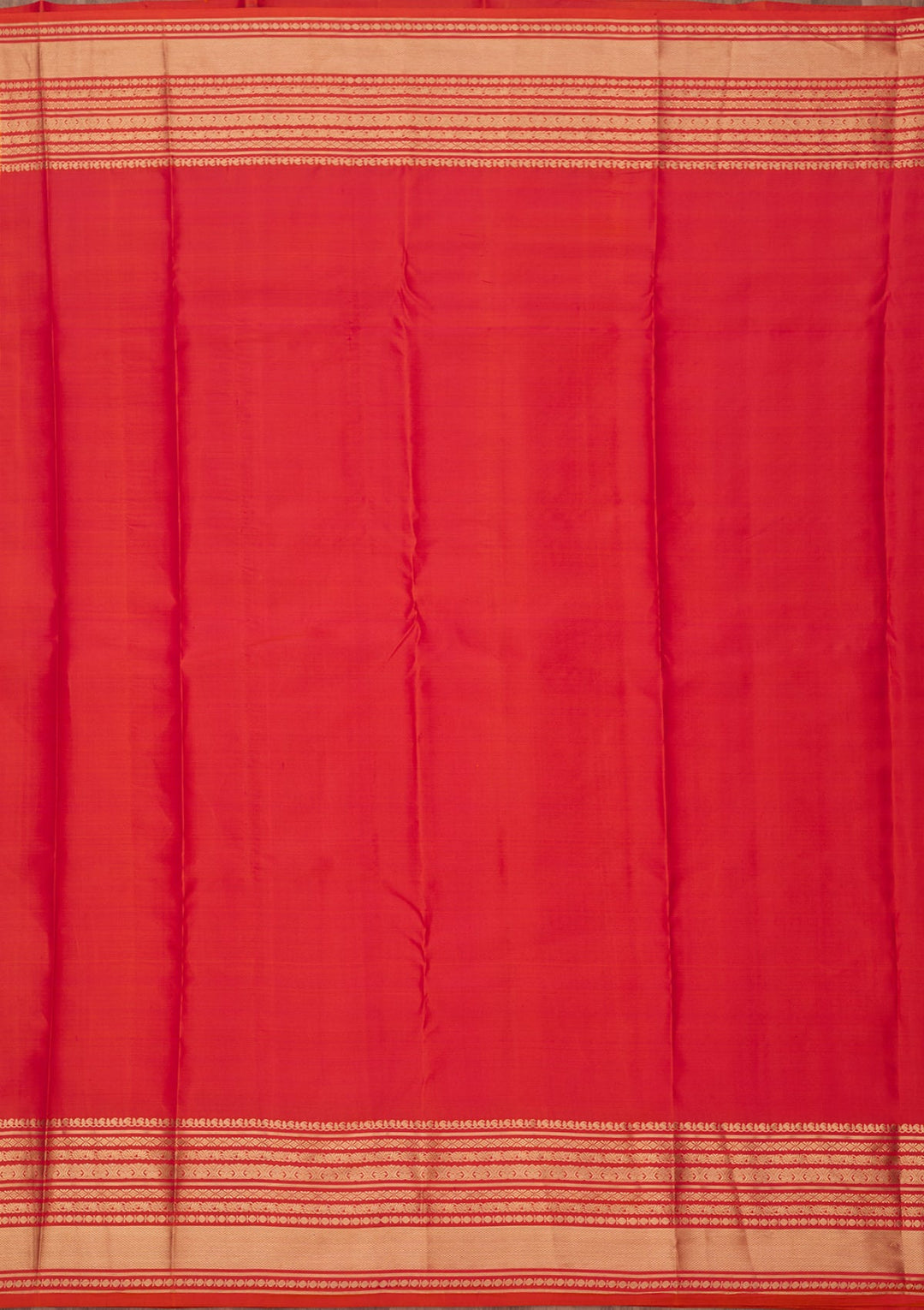 Orange Zariwork (Gold) Pure Silk Silk_Saree