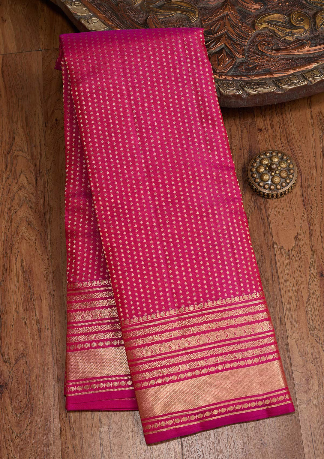 Purple Zariwork (Gold) Pure Silk Silk_Saree