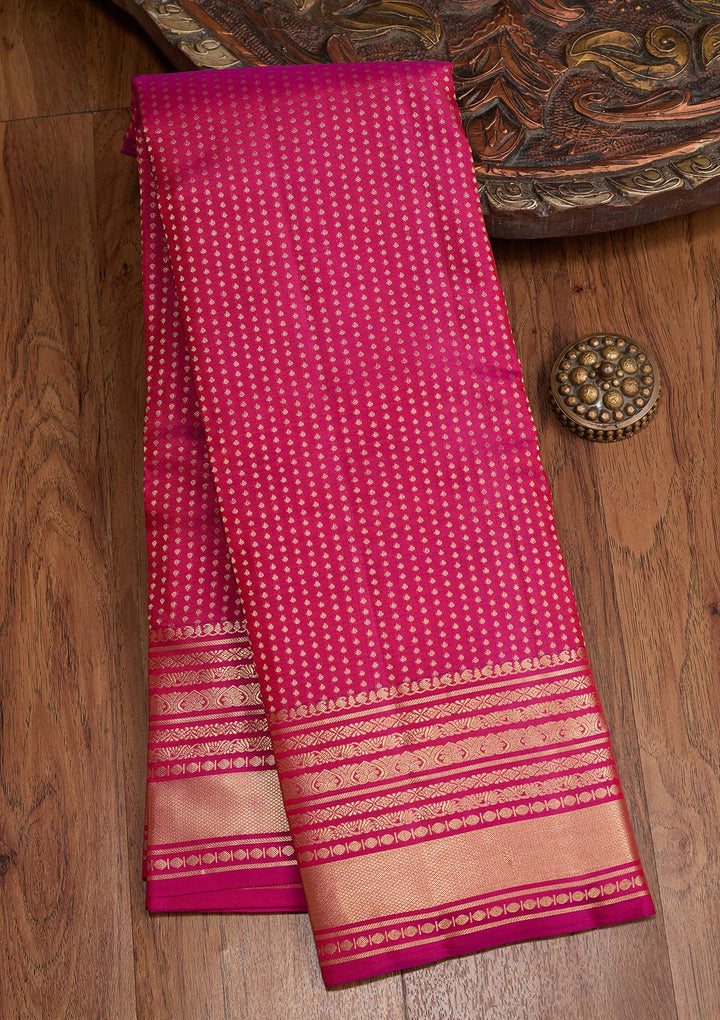 Purple Zariwork (Gold) Pure Silk Silk_Saree
