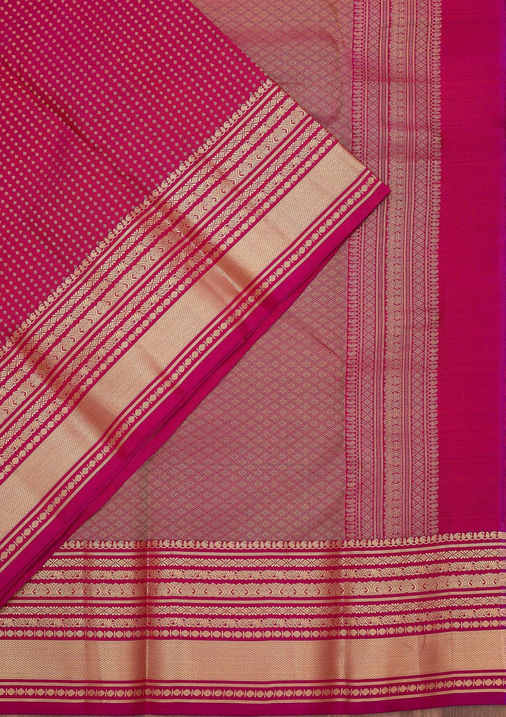 Purple Zariwork (Gold) Pure Silk Silk_Saree