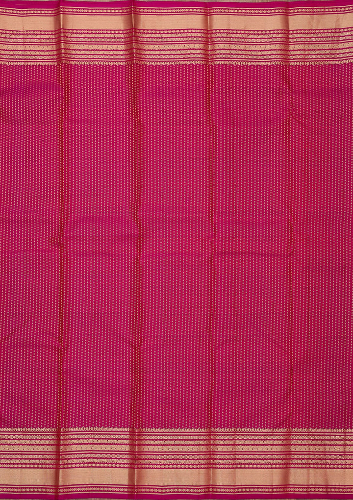 Purple Zariwork (Gold) Pure Silk Silk_Saree