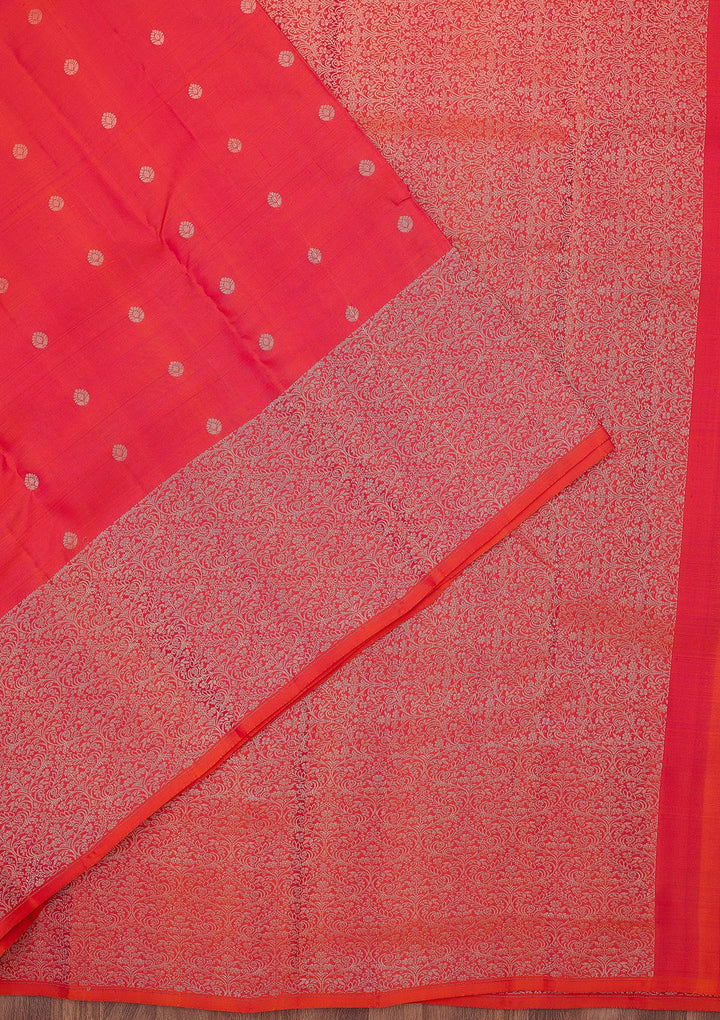 Red Zariwork (Gold) Pure Silk Silk_Saree