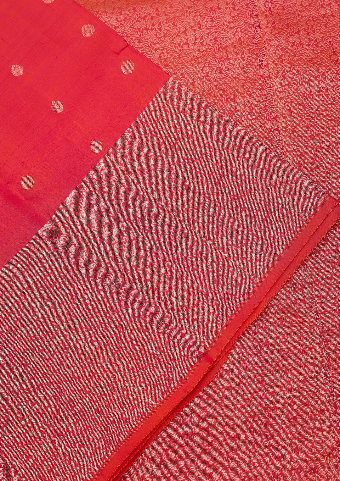 Red Zariwork (Gold) Pure Silk Silk_Saree
