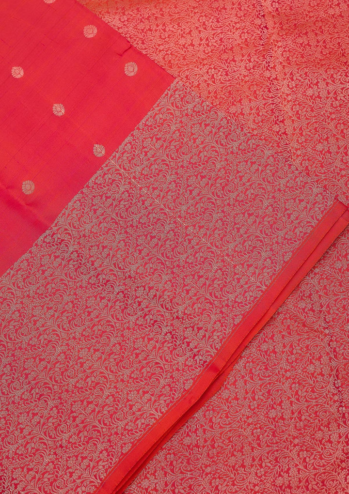 Red Zariwork (Gold) Pure Silk Silk_Saree