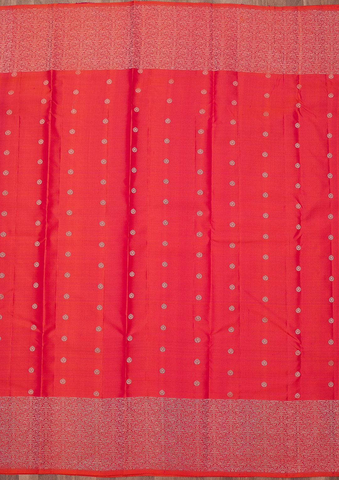 Red Zariwork (Gold) Pure Silk Silk_Saree
