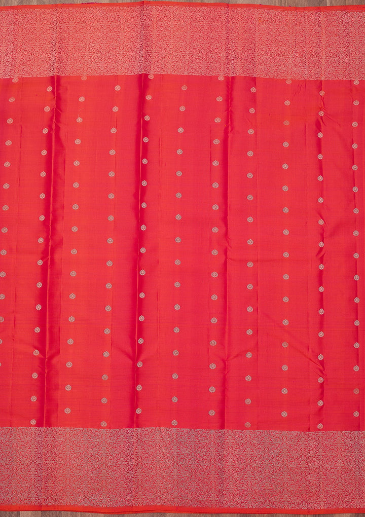 Red Zariwork (Gold) Pure Silk Silk_Saree