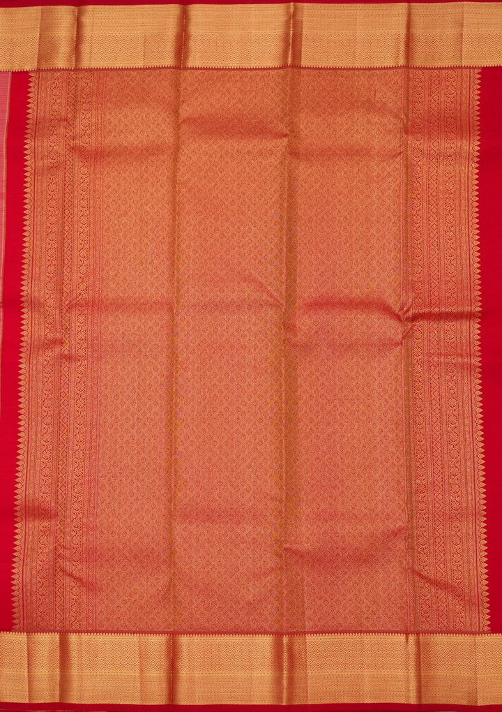 Off White Zariwork (Gold) Pure Silk Silk_Saree