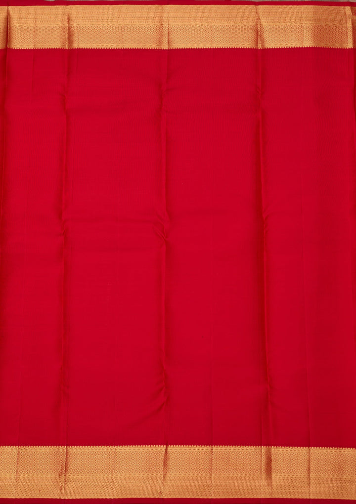 Off White Zariwork (Gold) Pure Silk Silk_Saree