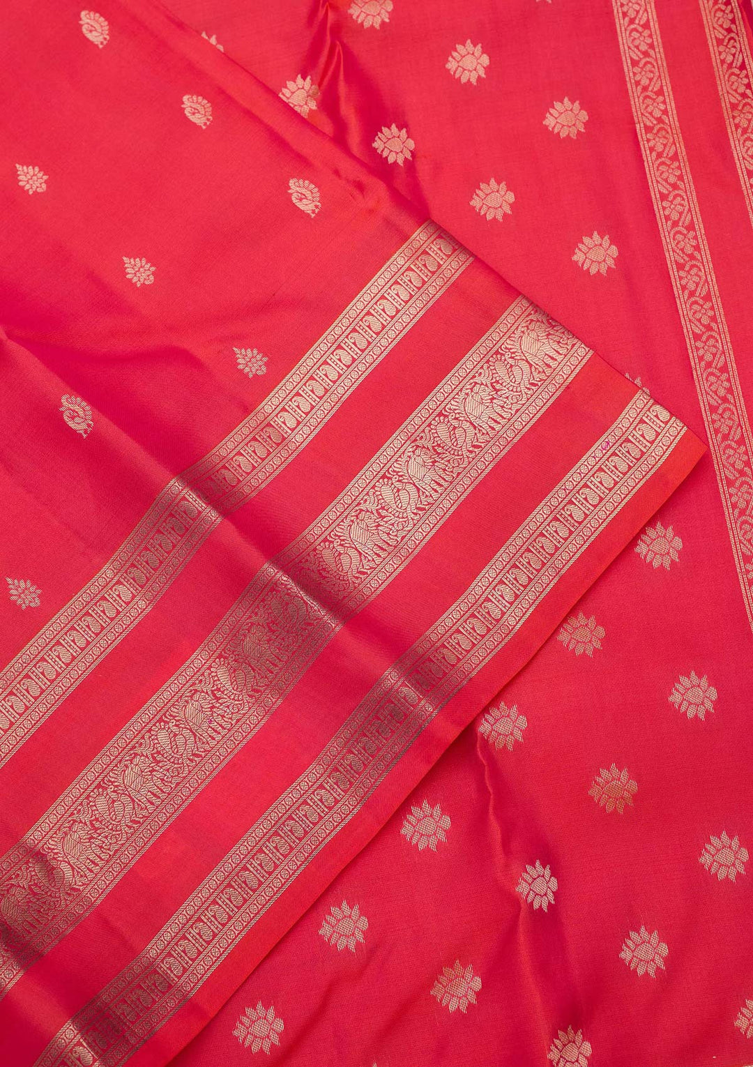 Rani Pink Zariwork (Gold) Pure Silk Silk_Saree