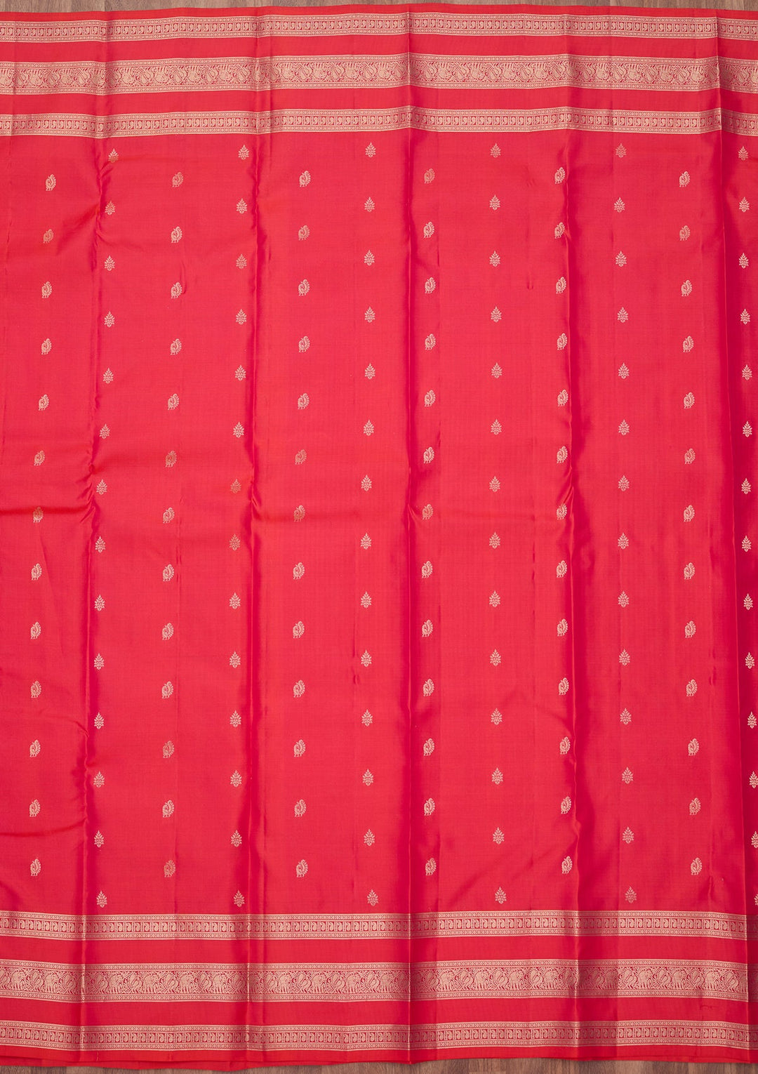 Rani Pink Zariwork (Gold) Pure Silk Silk_Saree