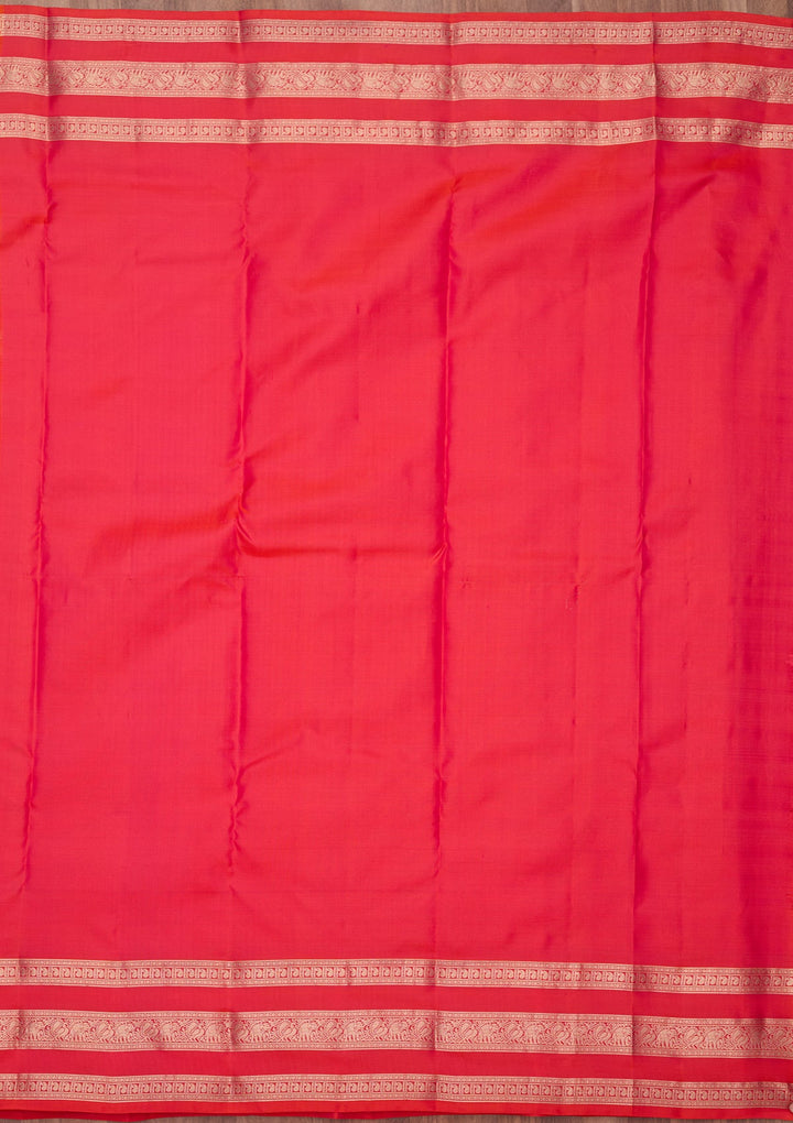 Rani Pink Zariwork (Gold) Pure Silk Silk_Saree