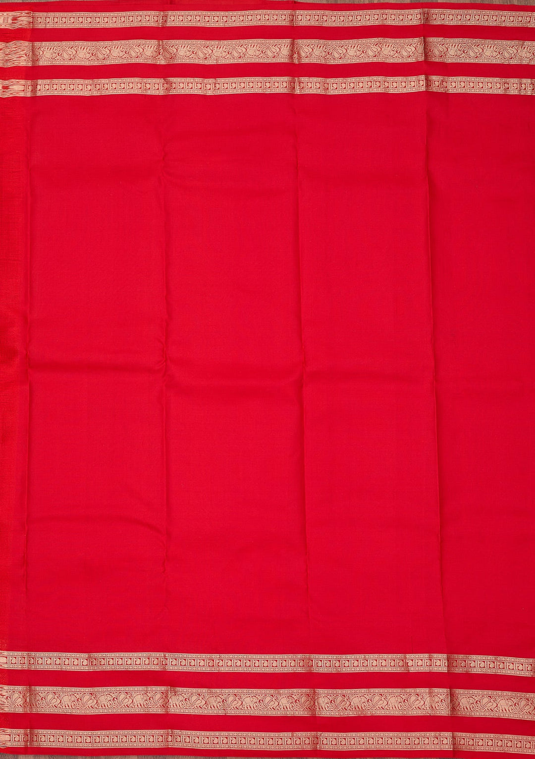 Red Zariwork (Gold) Pure Silk Silk_Saree