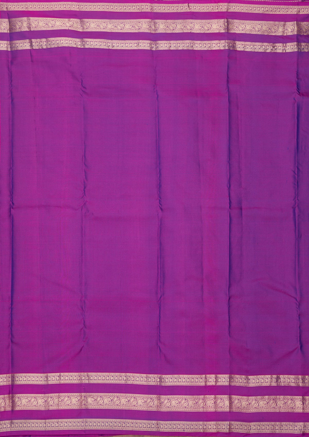 Royal Blue Zariwork (Gold) Pure Silk Silk_Saree