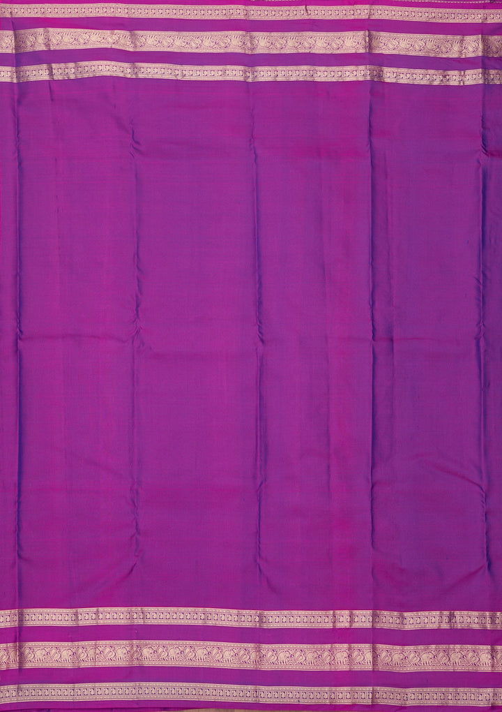 Royal Blue Zariwork (Gold) Pure Silk Silk_Saree