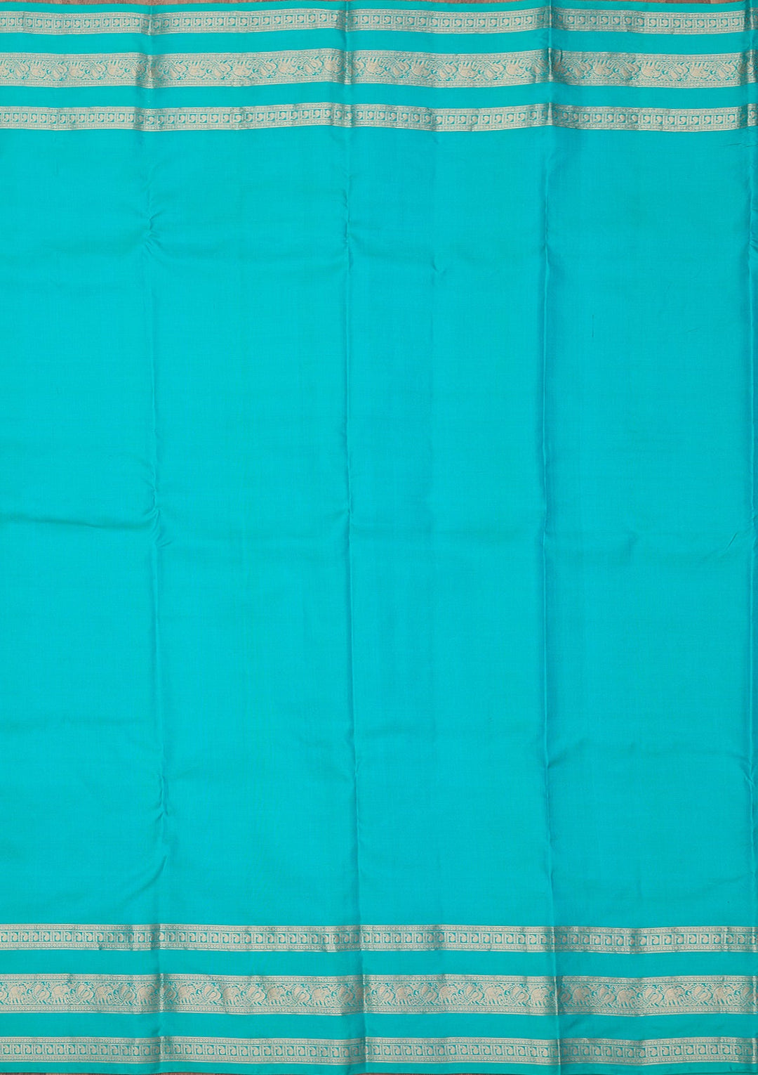 Sky Blue Zariwork (Gold) Pure Silk Silk_Saree