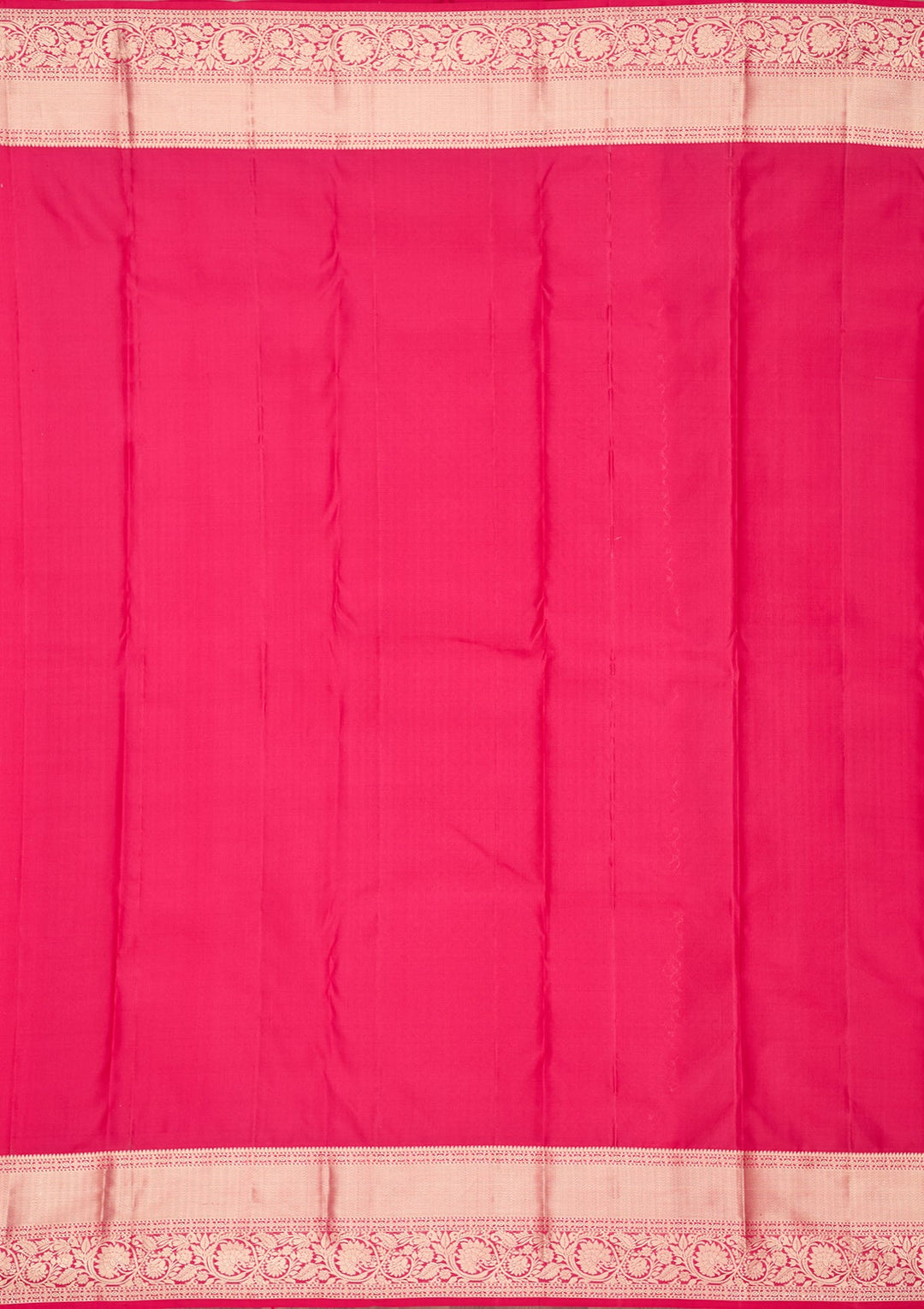 Rani Pink Zariwork (Silver) Pure Silk Silk_Saree