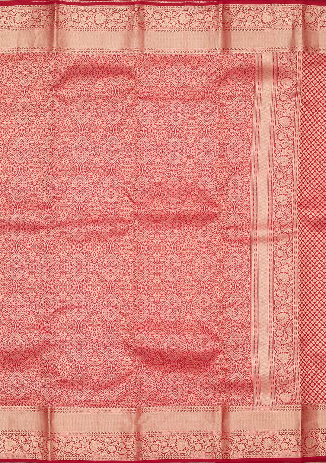 Red Zariwork (Silver) Pure Silk Silk_Saree