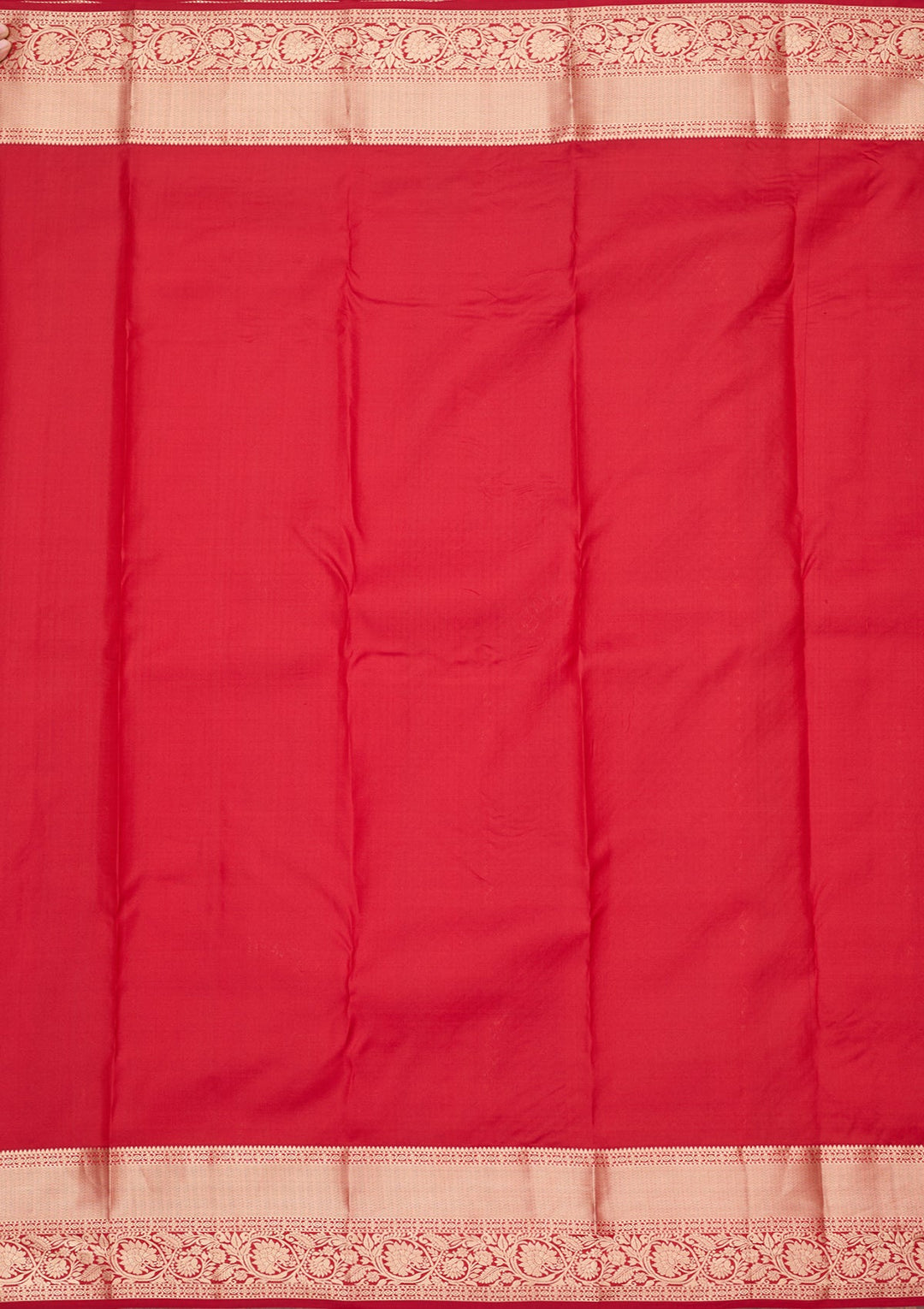 Red Zariwork (Silver) Pure Silk Silk_Saree