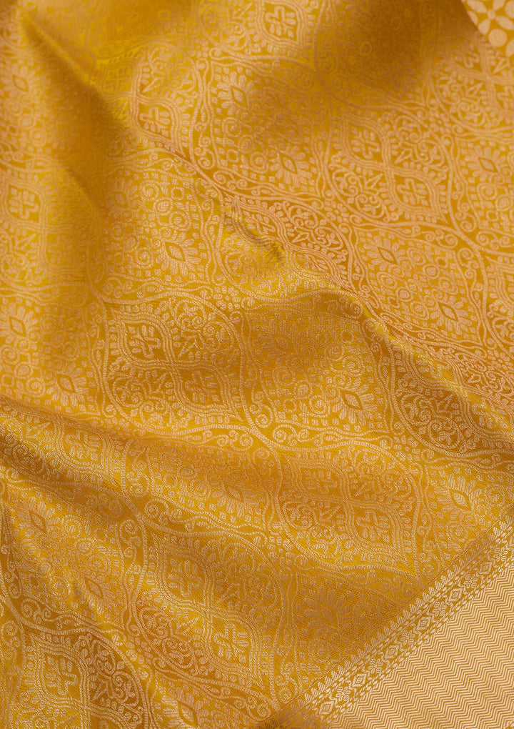 Yellow Zariwork (Silver) Pure Silk Silk_Saree