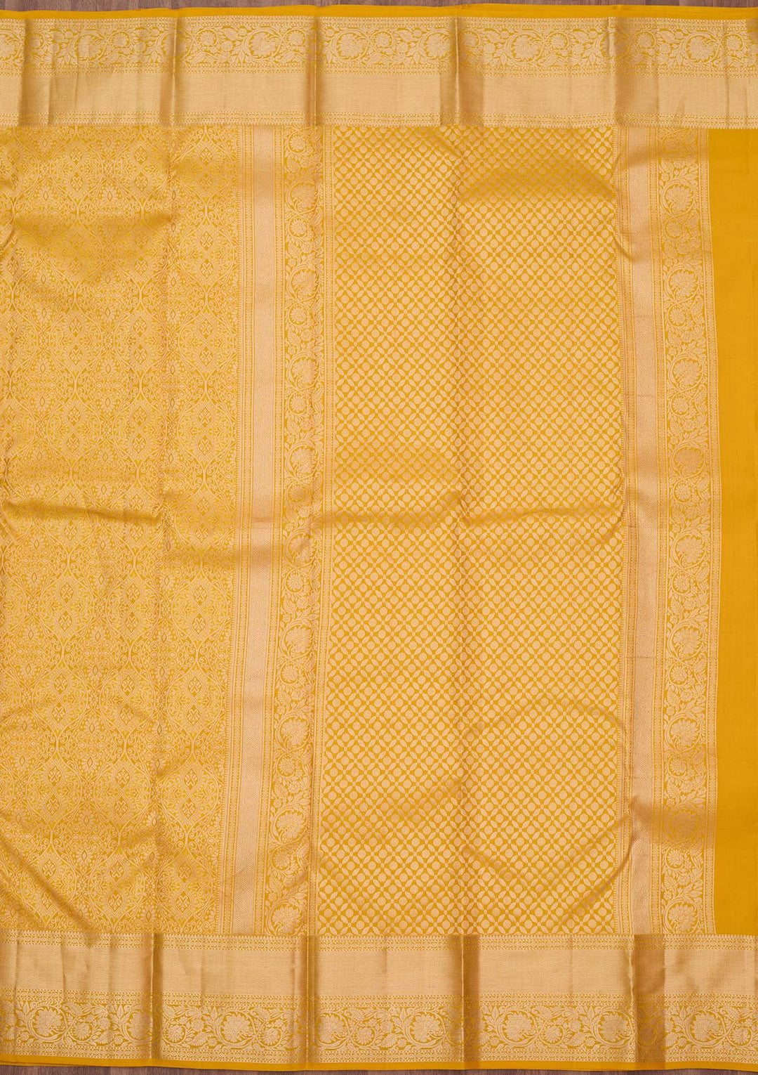 Yellow Zariwork (Silver) Pure Silk Silk_Saree