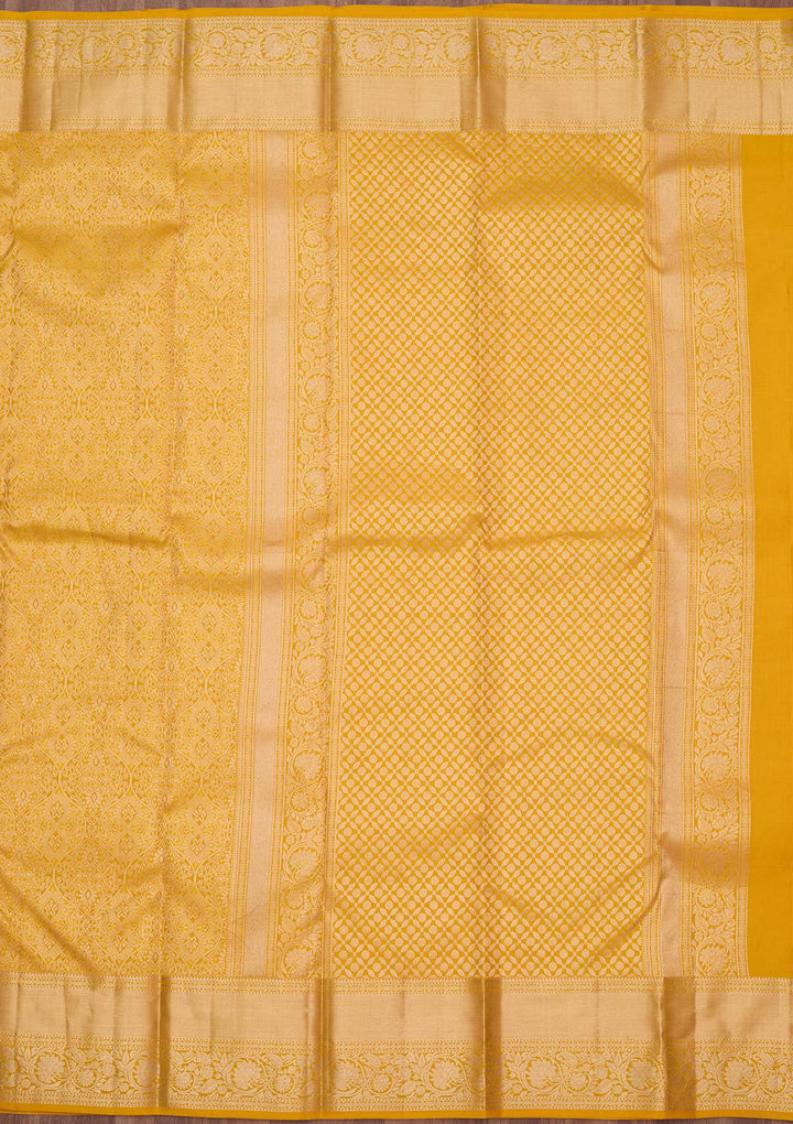 Yellow Zariwork (Silver) Pure Silk Silk_Saree