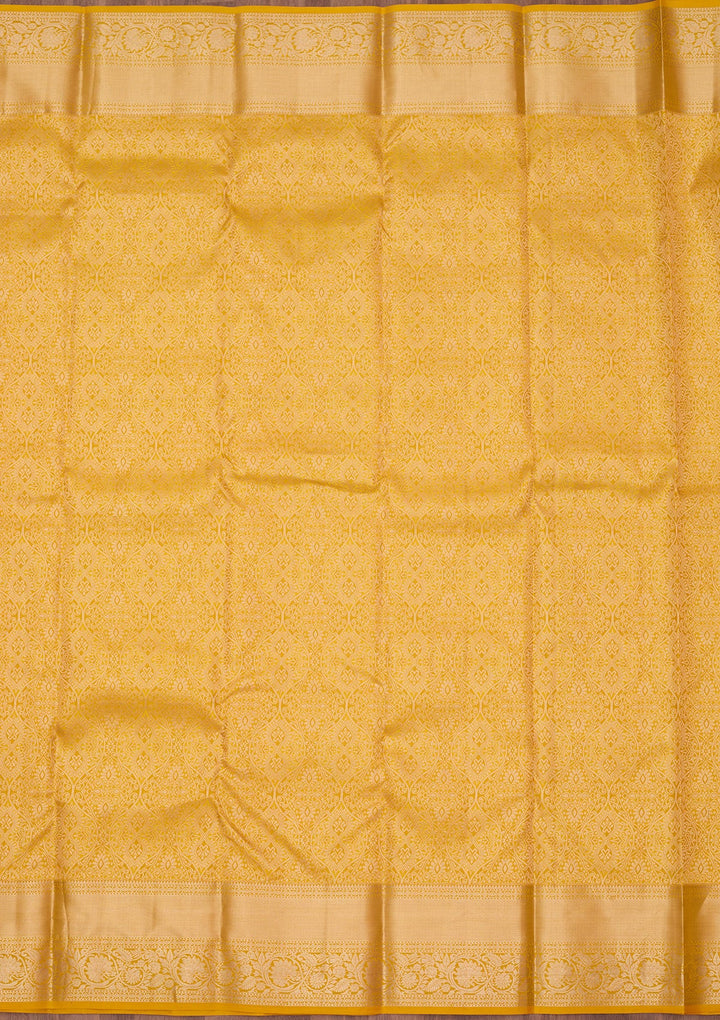 Yellow Zariwork (Silver) Pure Silk Silk_Saree