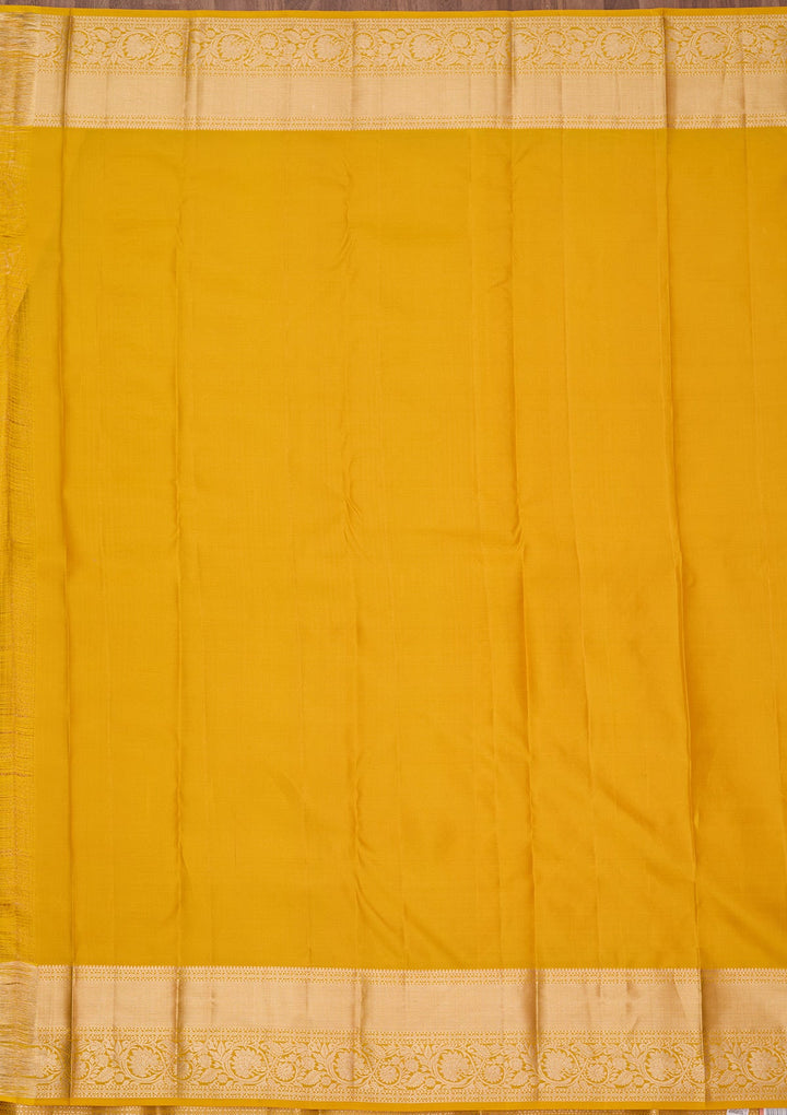 Yellow Zariwork (Silver) Pure Silk Silk_Saree