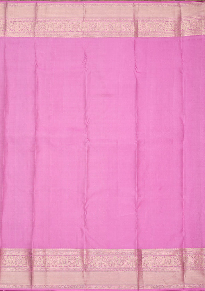 Lavender Zariwork (Gold) Pure Silk Silk_Saree