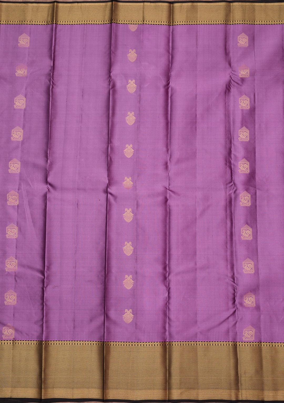 Lavender Zariwork (Gold) Silk Silk_Saree