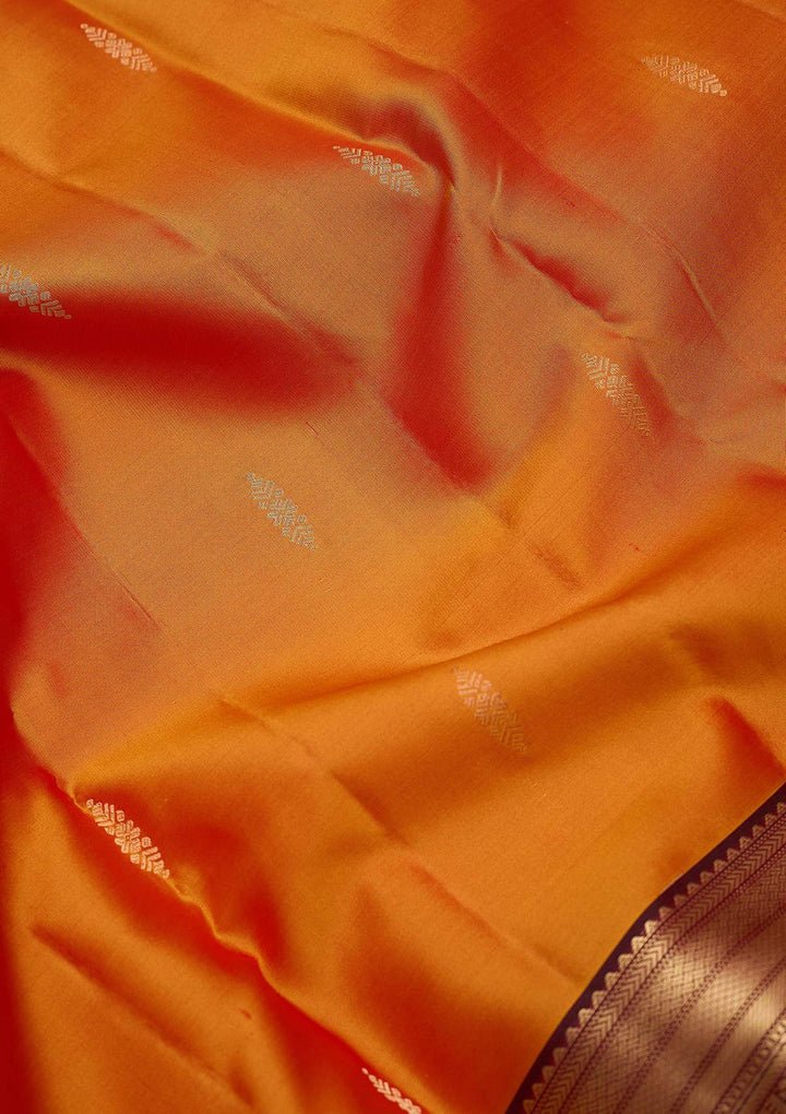 Mustard Yellow Zariwork (Gold) Silk Saree