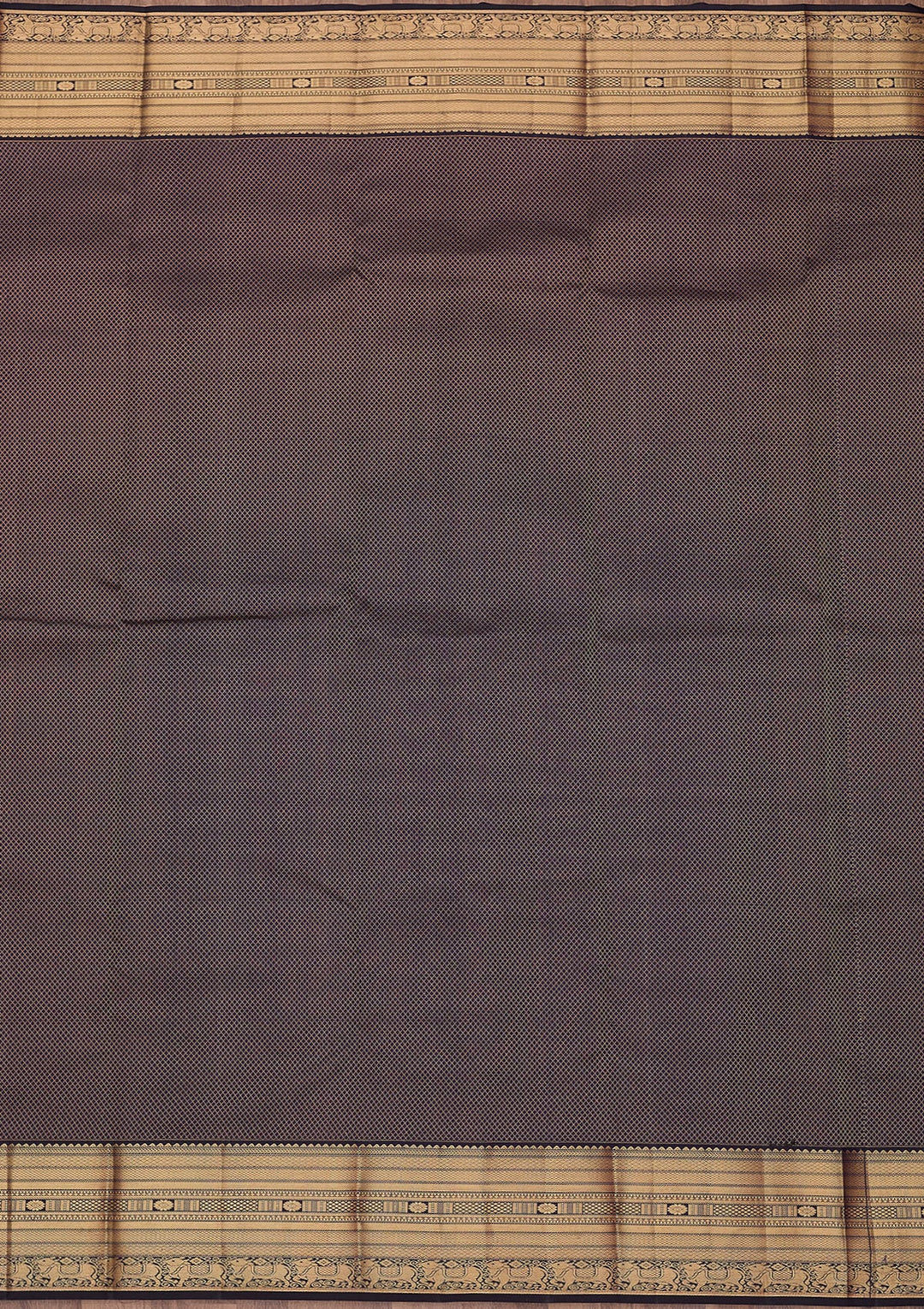 Violet Zariwork (Gold) Silk Silk_Saree