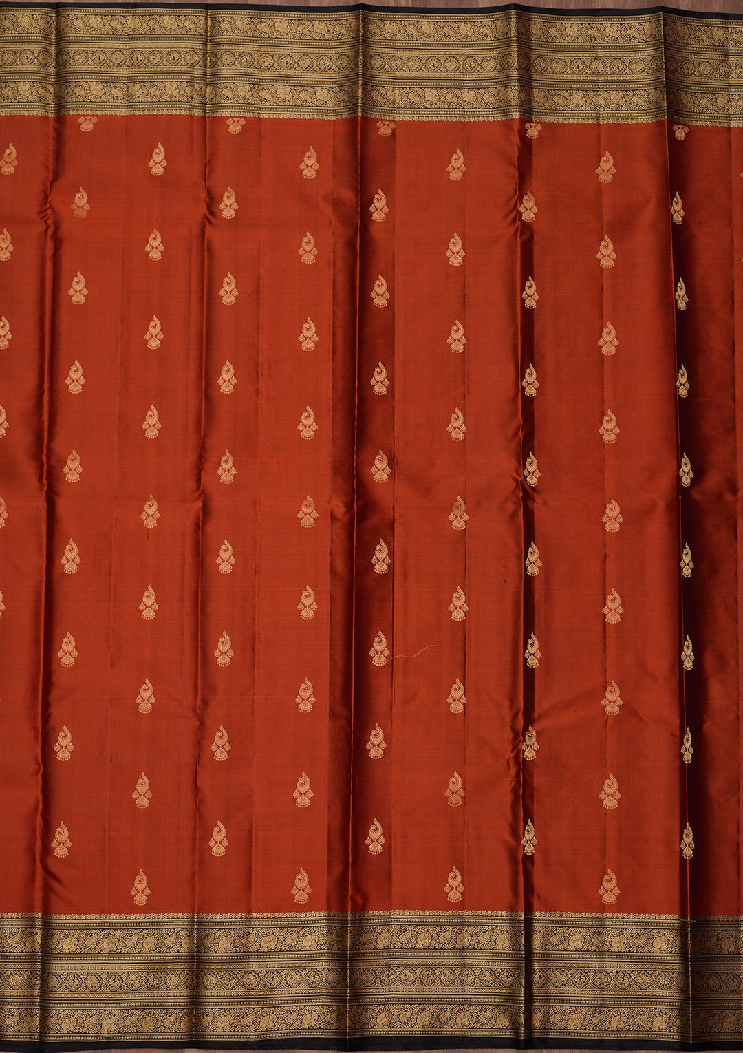 Red Zariwork (Gold) Pure Silk Silk_Saree