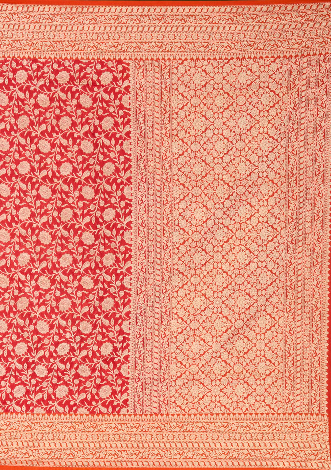 Red Zariwork (Gold) Art Silk Saree