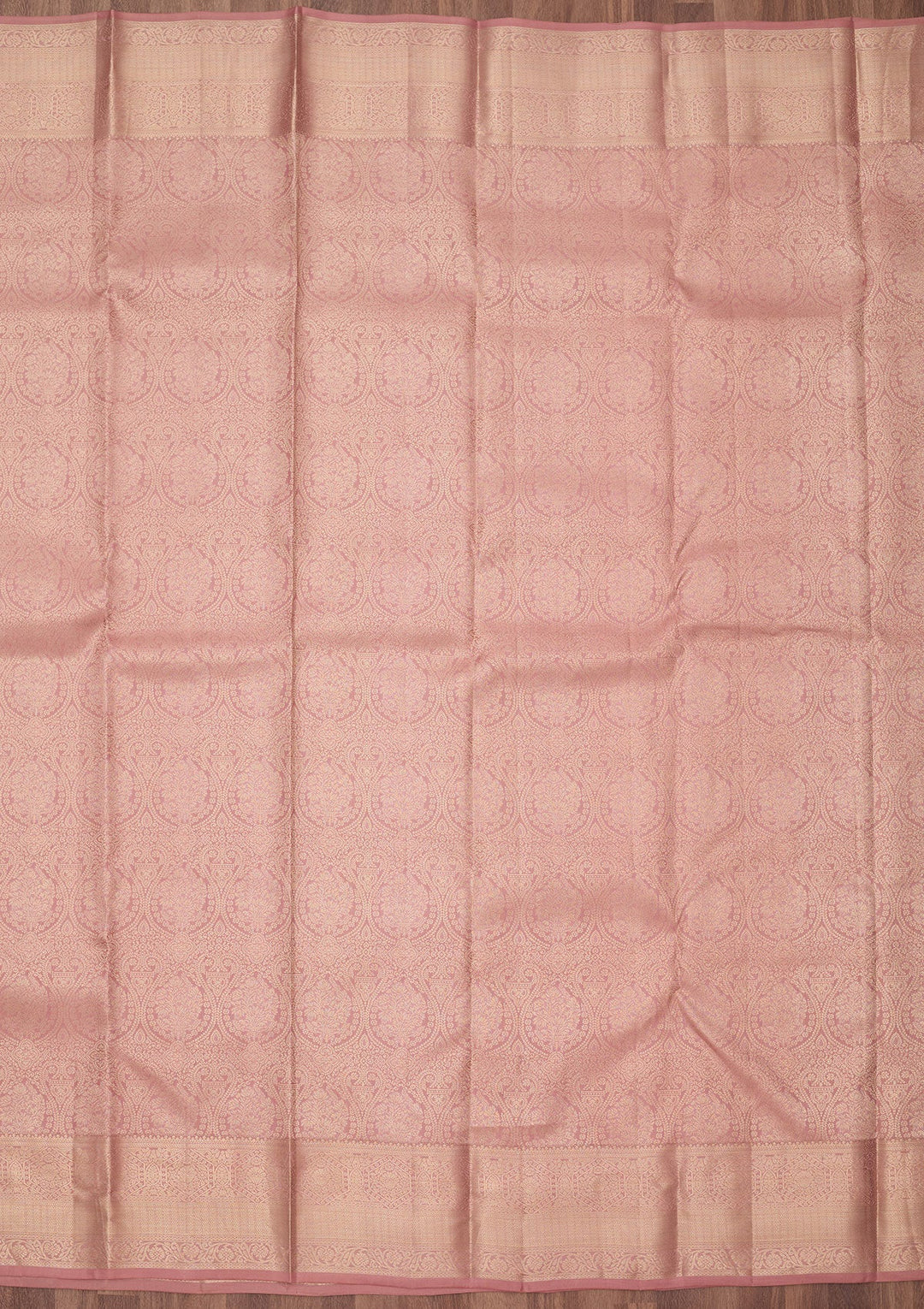 Onion Pink Zariwork (Silver) Silk Silk_Saree