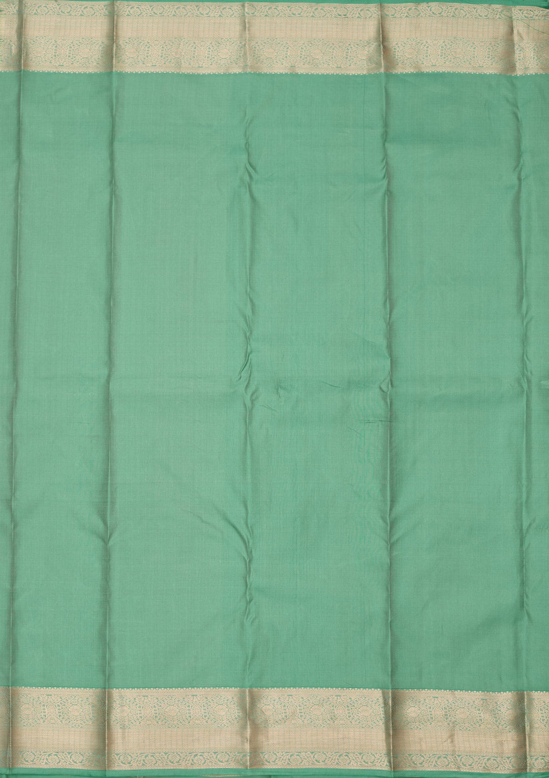 Sea Green Zariwork (Silver) Silk Silk_Saree