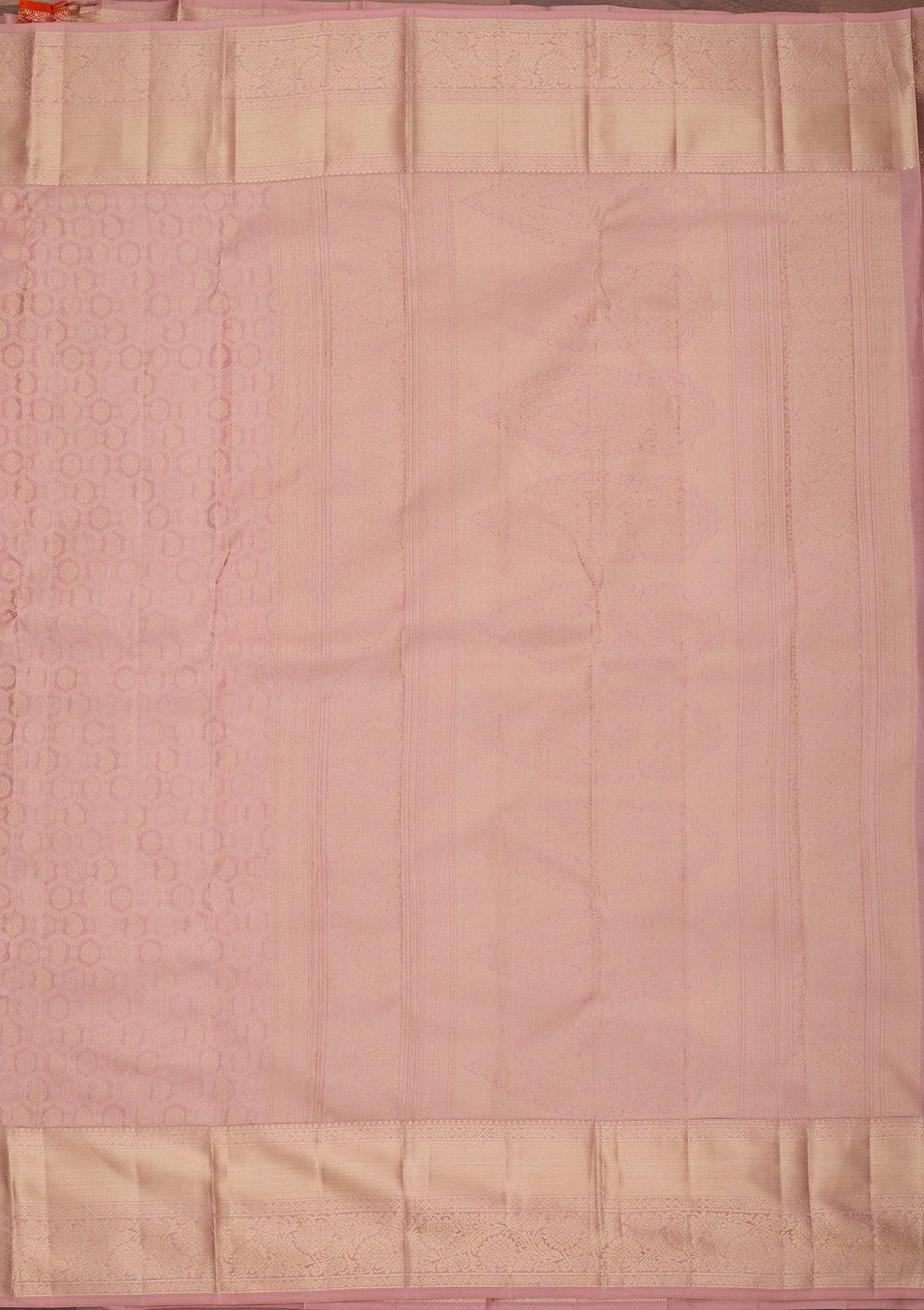Baby Pink Kanjivaram Pure Silk Saree